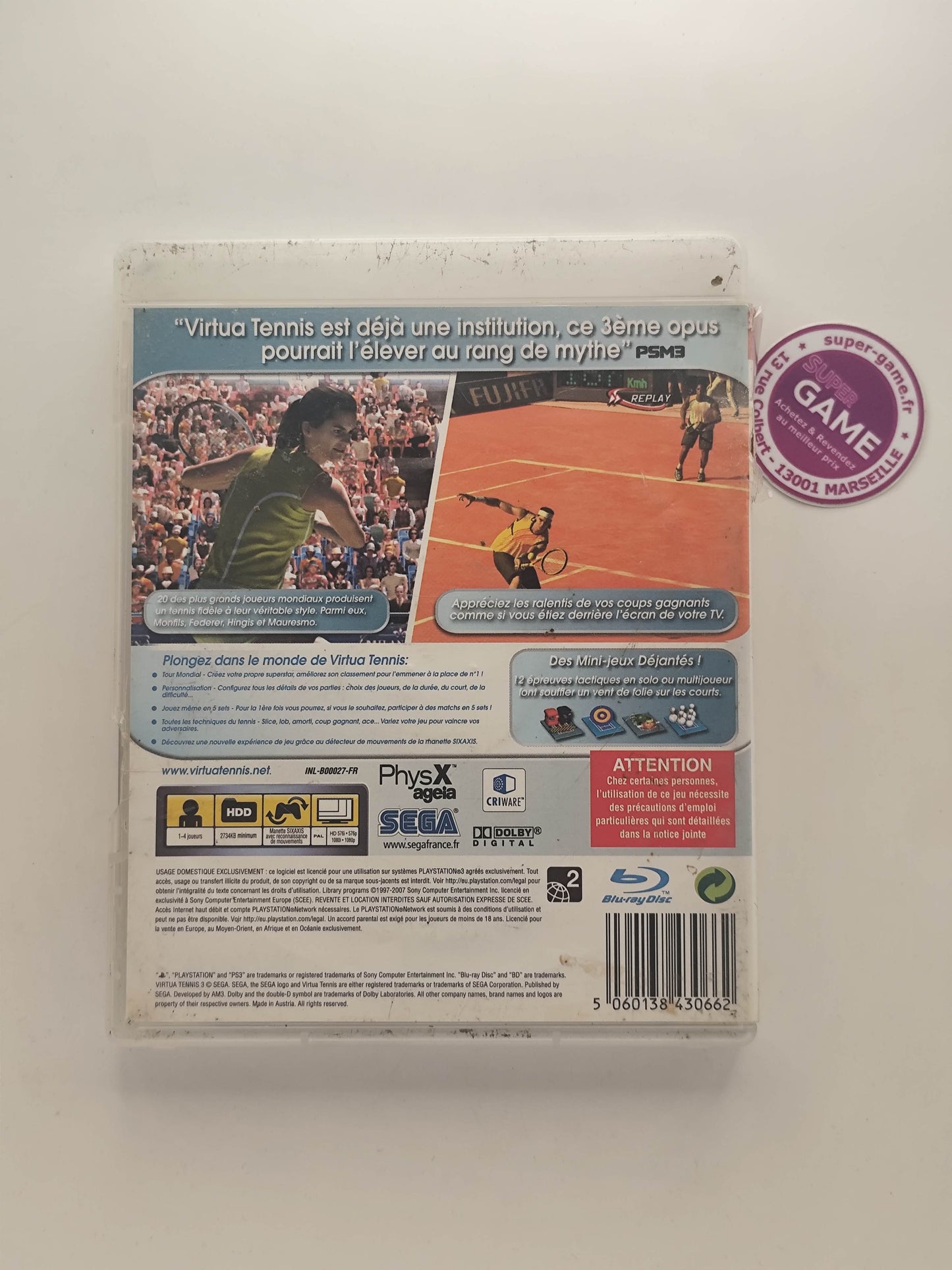 VIRTUA TENNIS 3 - PS3