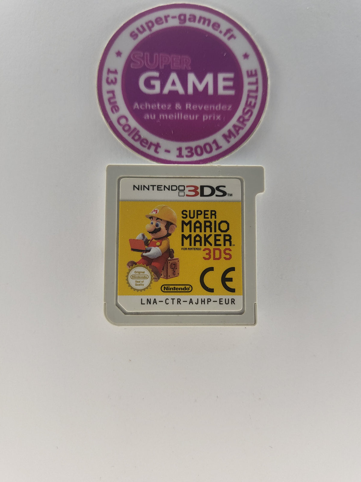 SUPER MARIO MAKER FOR NINTENDO 3DS - sans boite - 3DS