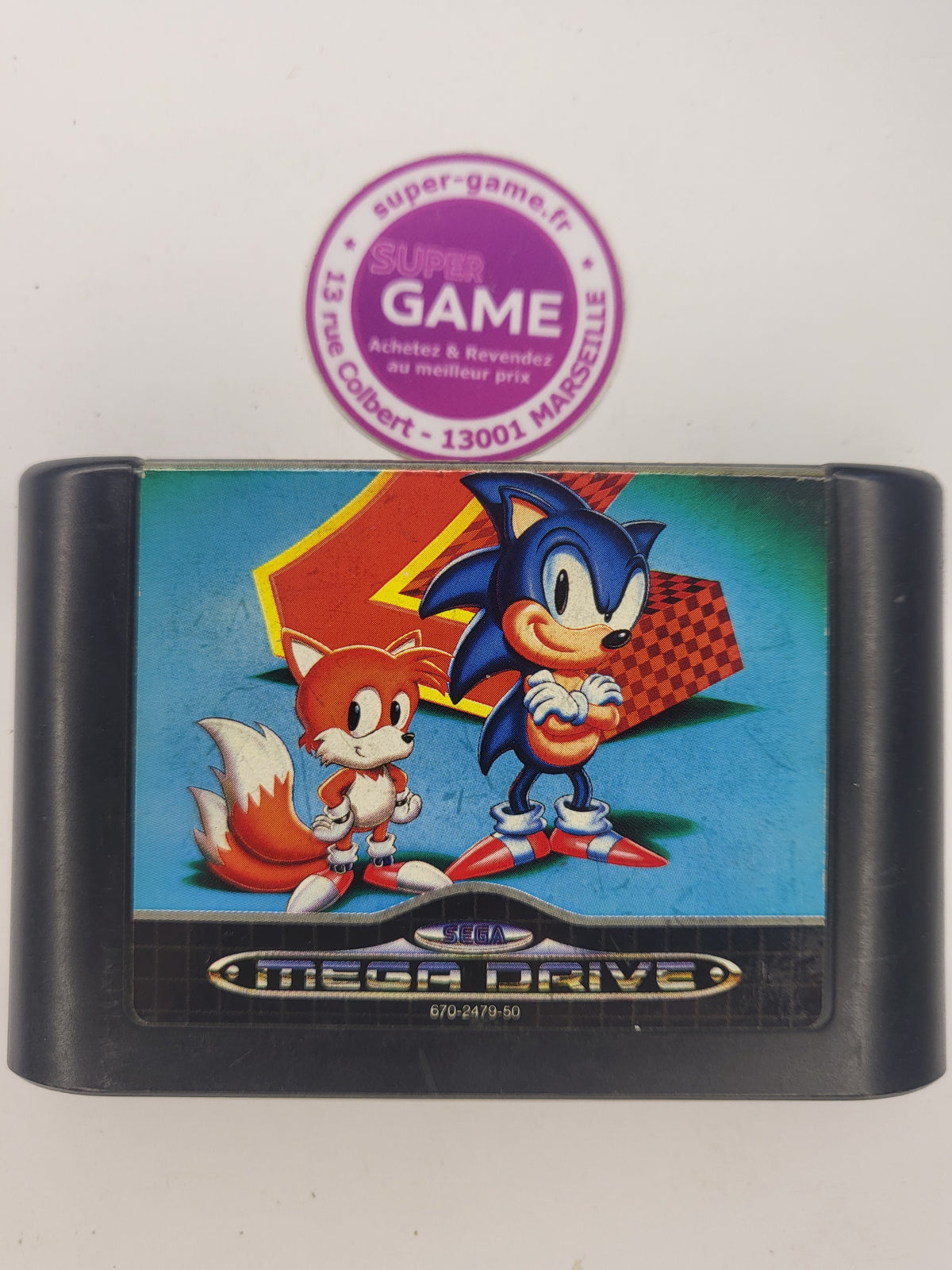 SONIC THE HEDGEHOG 2 - sans boite - MEGADRIVE