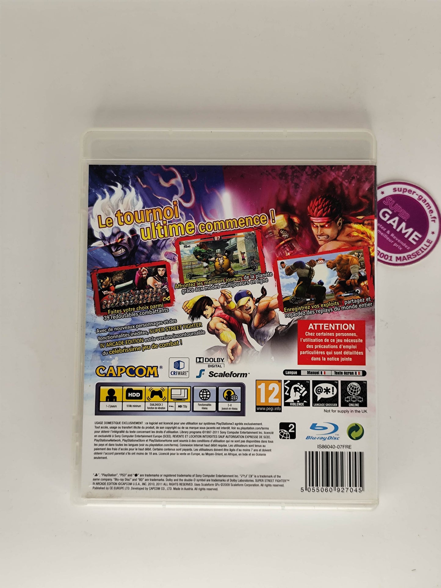SUPER STREET FIGHTER IV ARCADE EDITION - PS3
