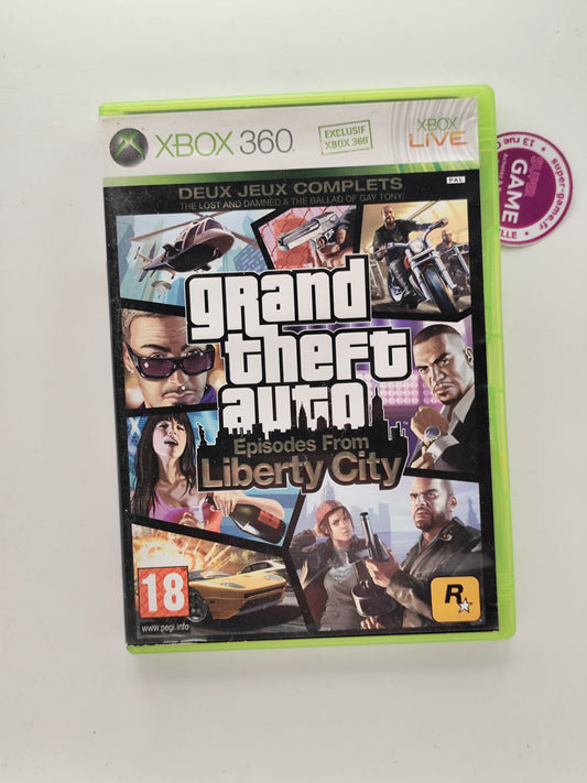GRAND THEFT AUTO EPISODES FROM LIBERTY CITY - XBOX360