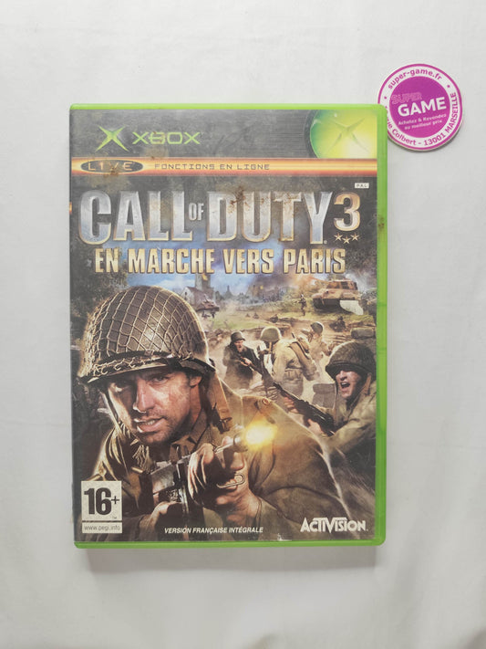 CALL OF DUTY 3 EN MARCHE VERS PARIS - XBOX