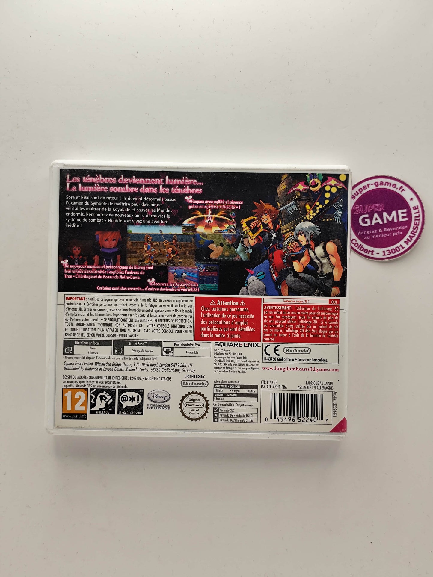 KINGDOM HEARTS 3D DREAM DROP DISTANCE - 3DS