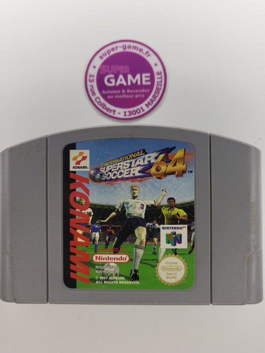 INTERNATIONAL SUPERSTAR SOCCER 64 - sans boite - NINTENDO64
