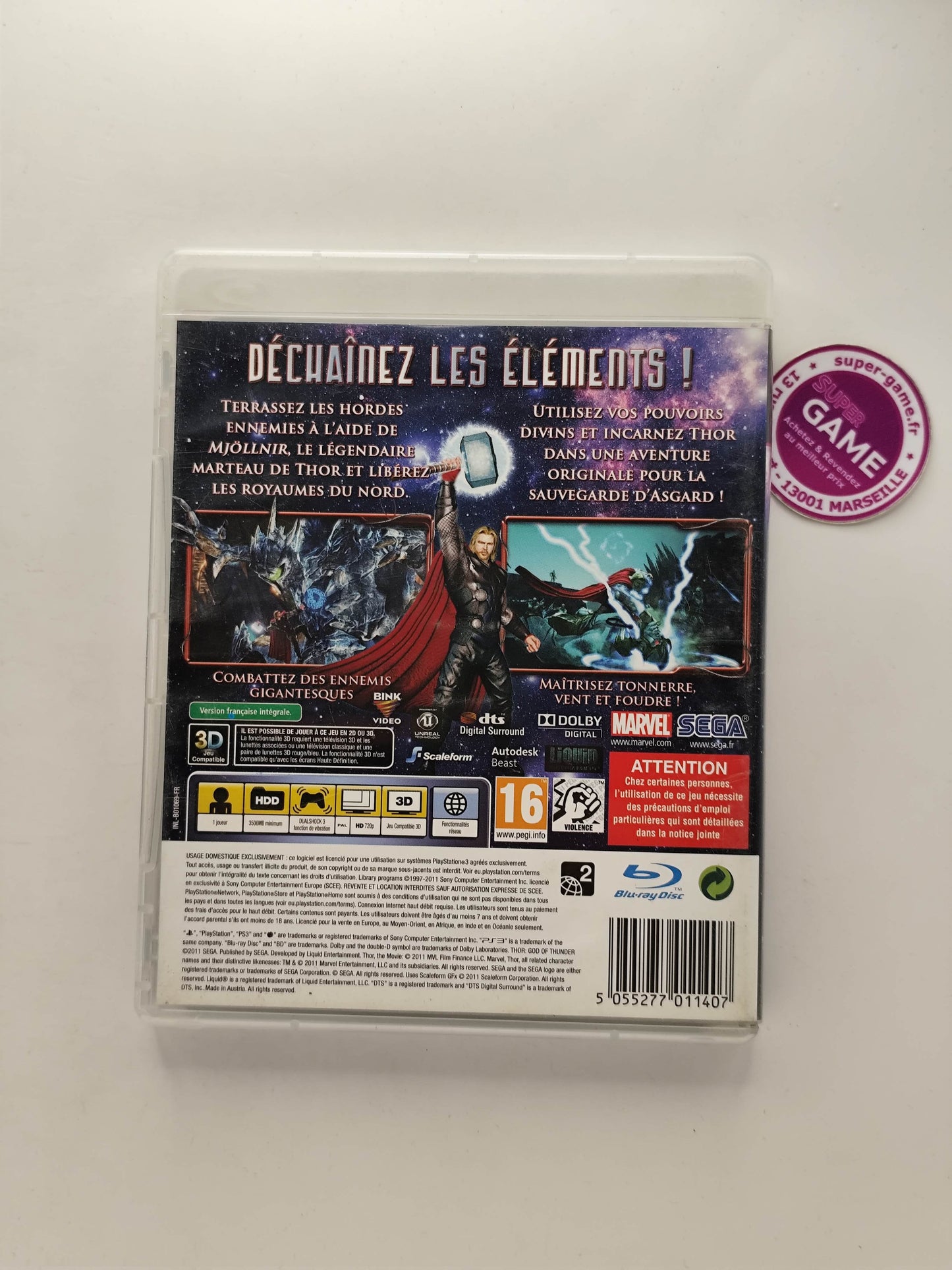 THOR DIEU DU TONNERRE - PS3