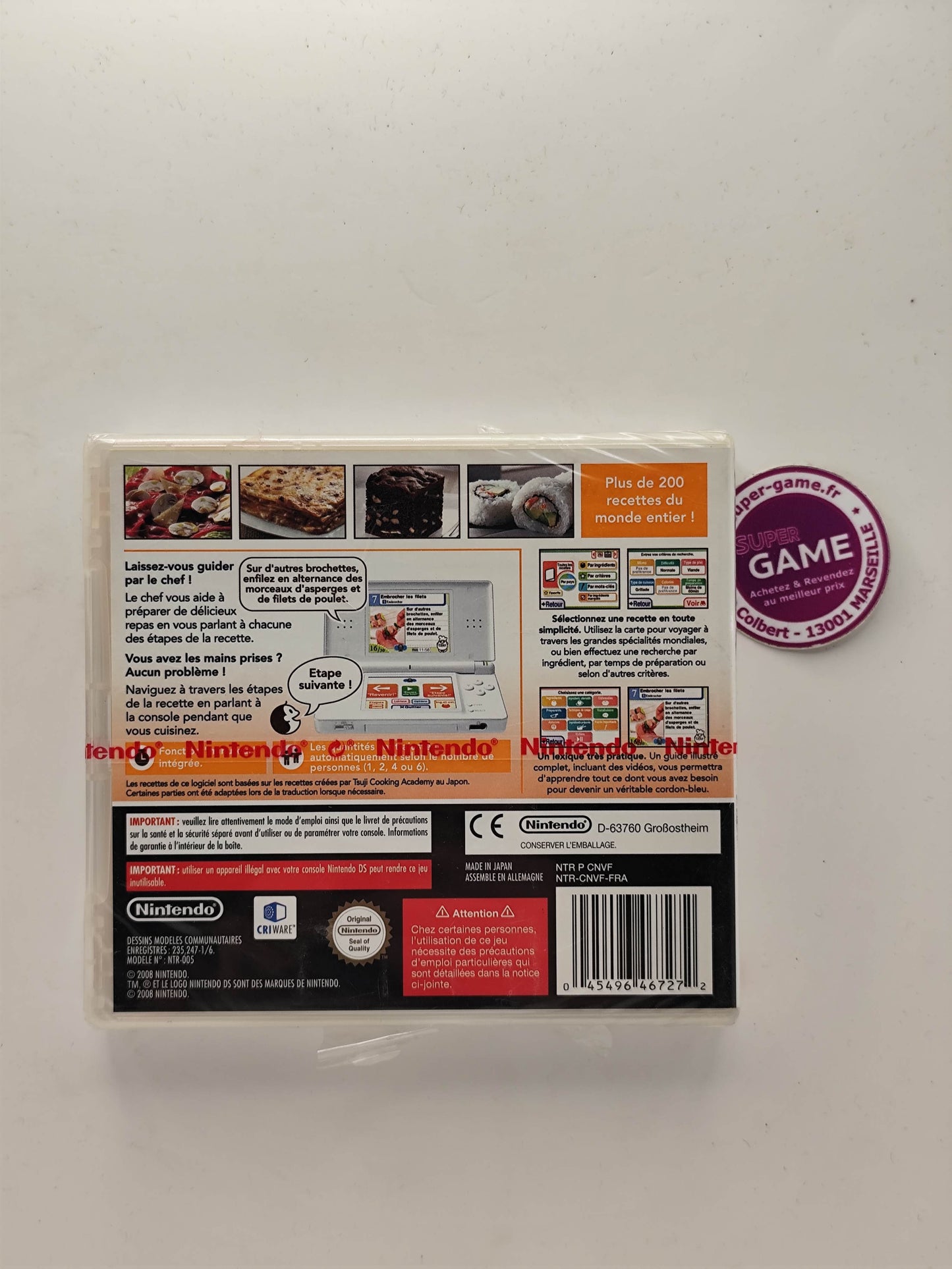 LECONS DE CUISINE - NEUF - DS