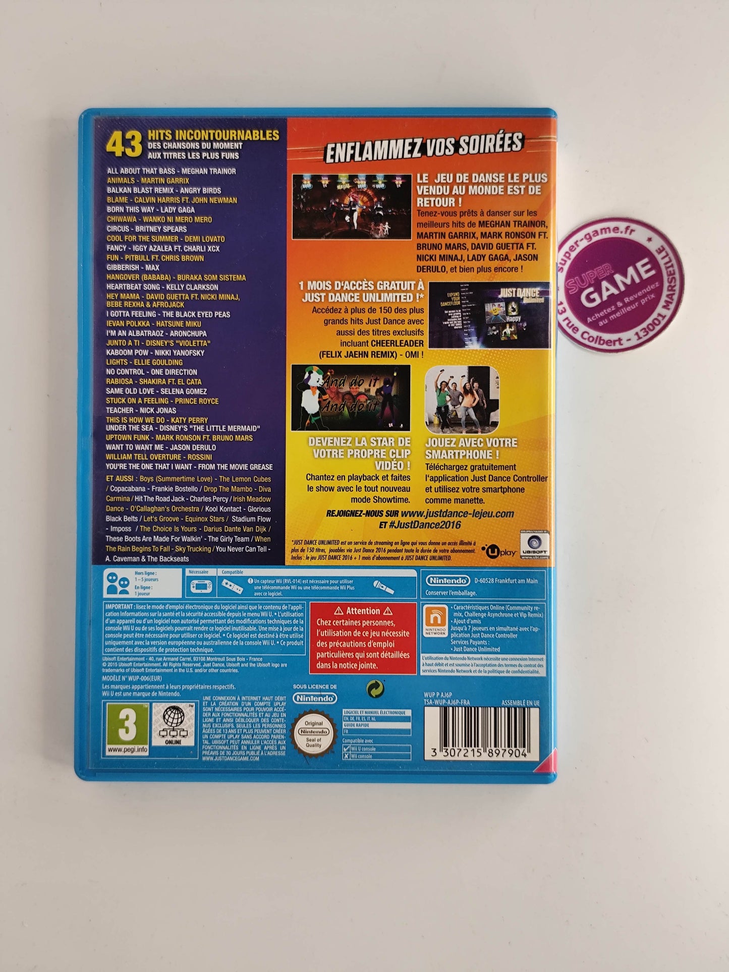 JUST DANCE 2016 - WiiU