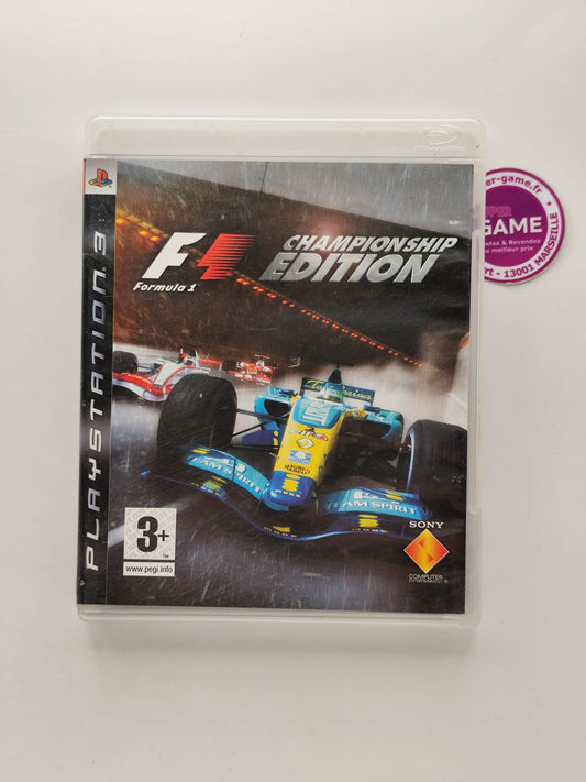 FORMULA ONE CHAMPIONSHIP EDITION - PS3