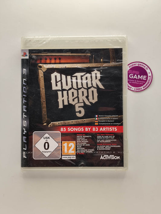GUITAR HERO 5 - NEUF - PS3
