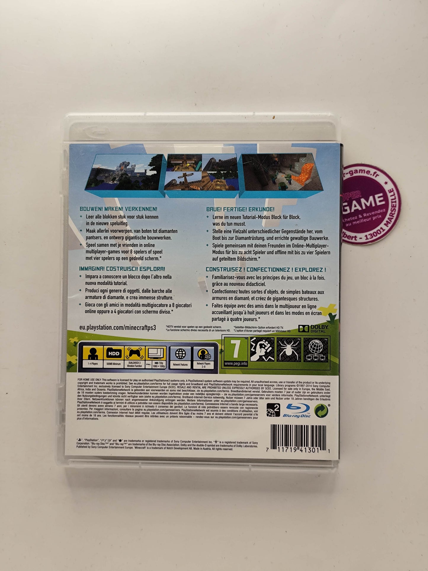 MINECRAFT PLAYSTATION 3 EDITION - PS3