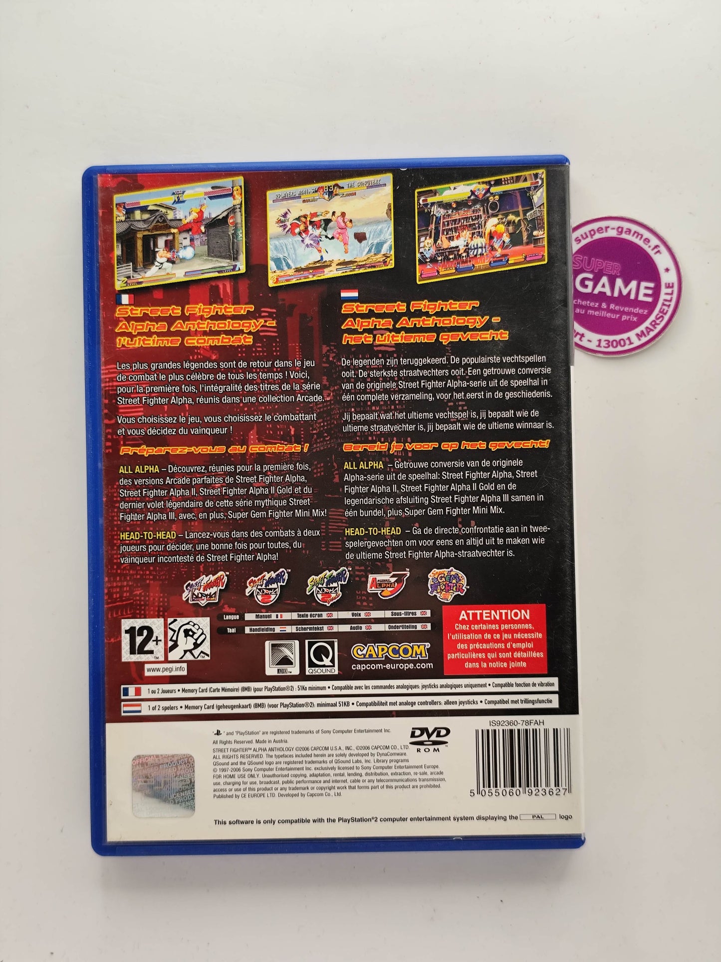 STREET FIGHTER ALPHA ANTHOLOGY - PS2
