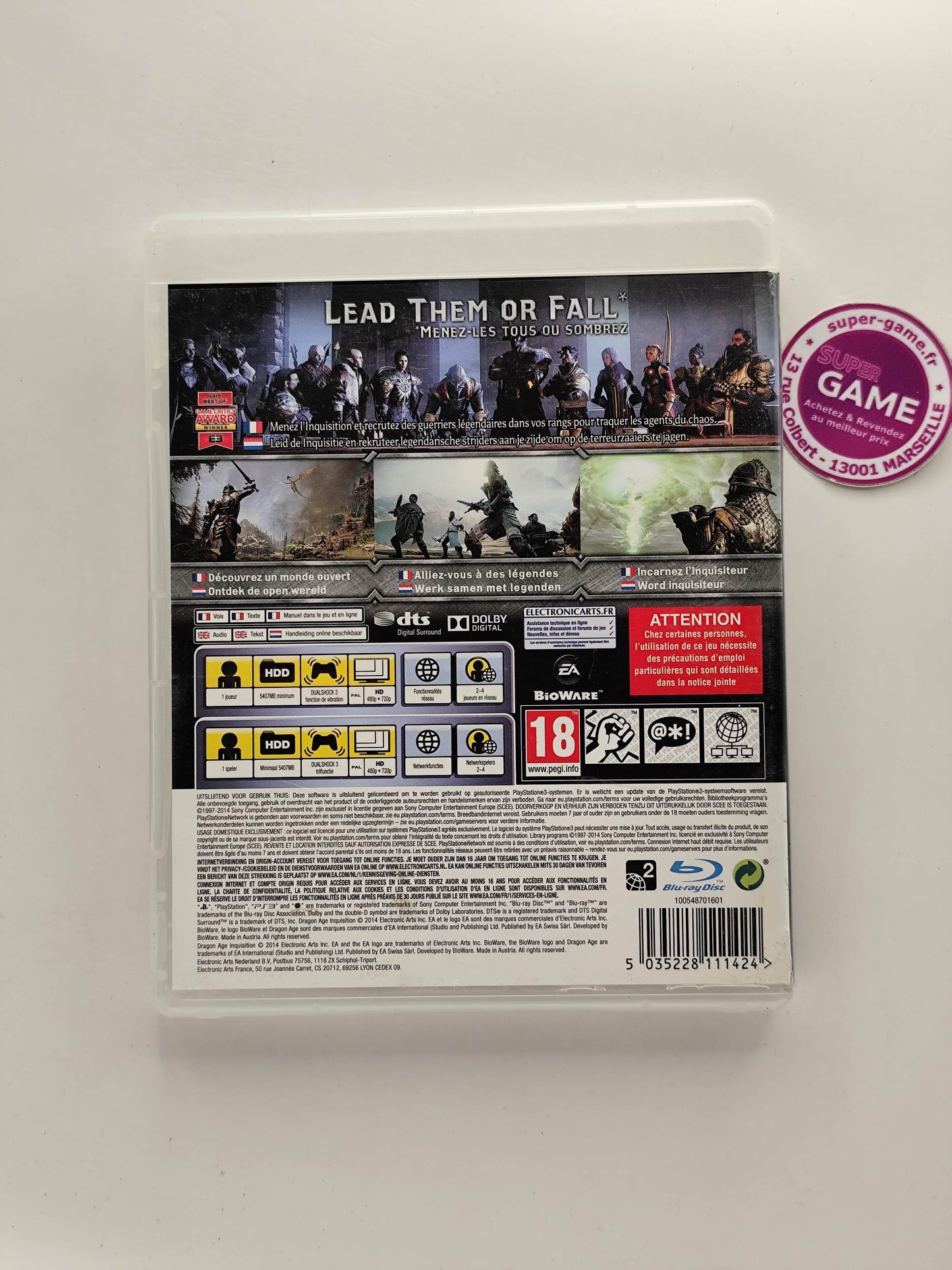 DRAGON AGE INQUISITION - PS3