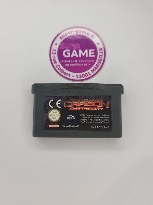 NEED FOR SPEED CARBON OWN THE CITY - sans boite - GAMEBOY ADVANCE