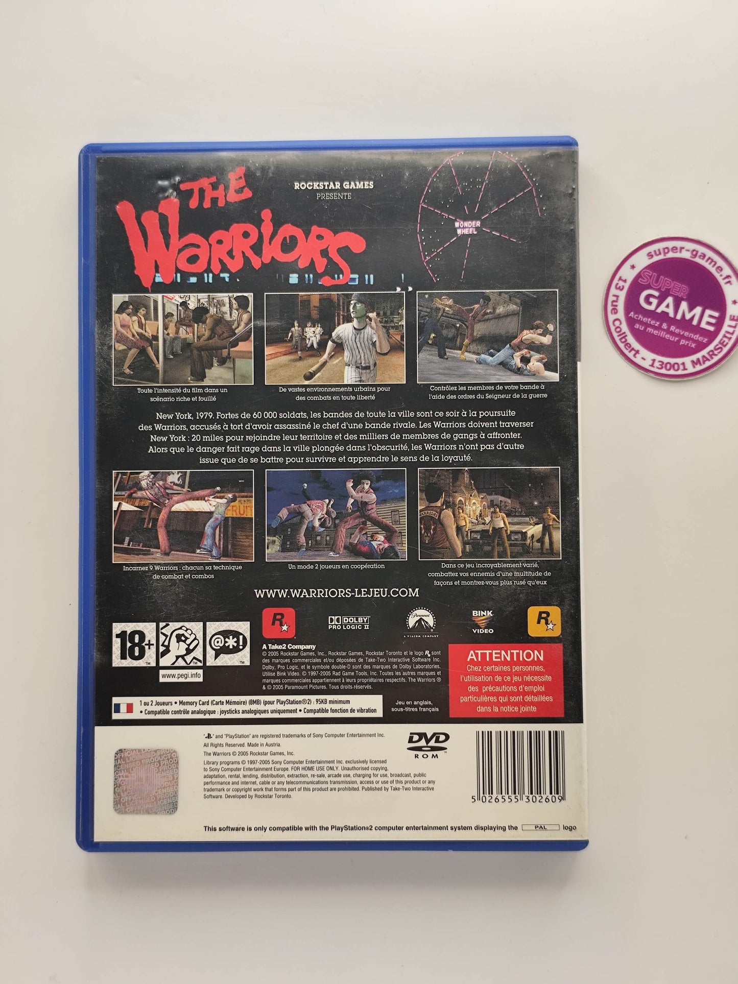 THE WARRIORS - PS2