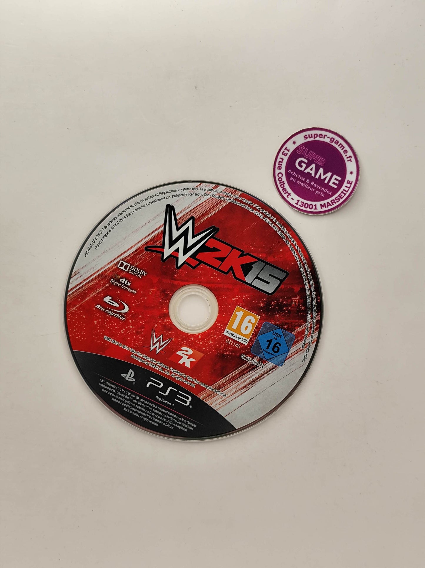 WWE 2K15 - PS3