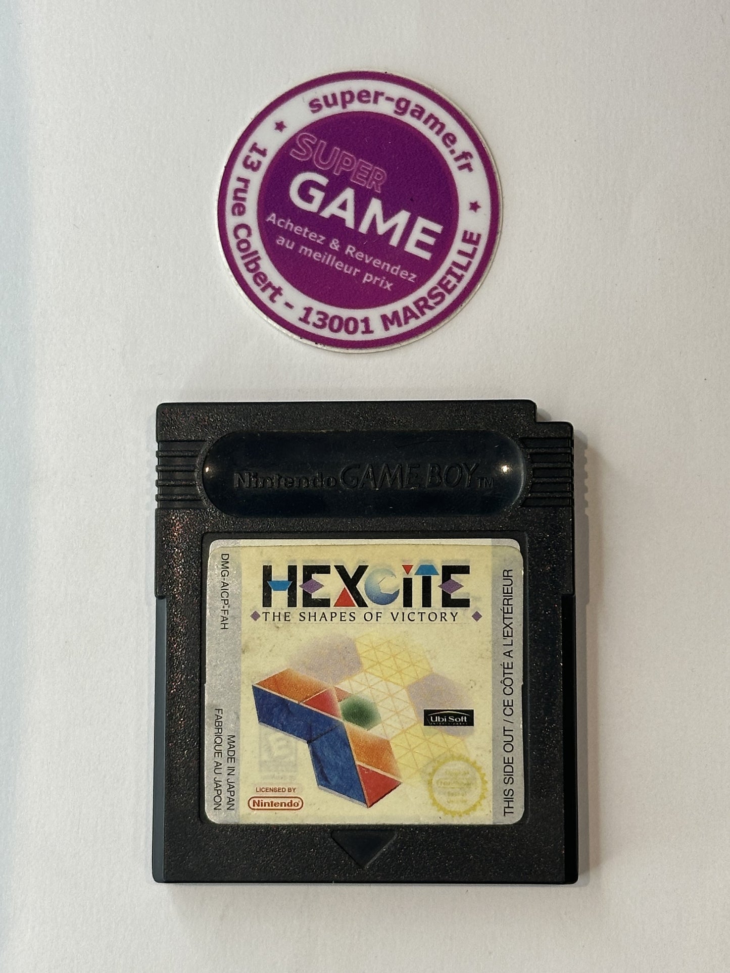 HEXCITE THE SHAPES OF VICTORY - sans boite - GAMEBOY