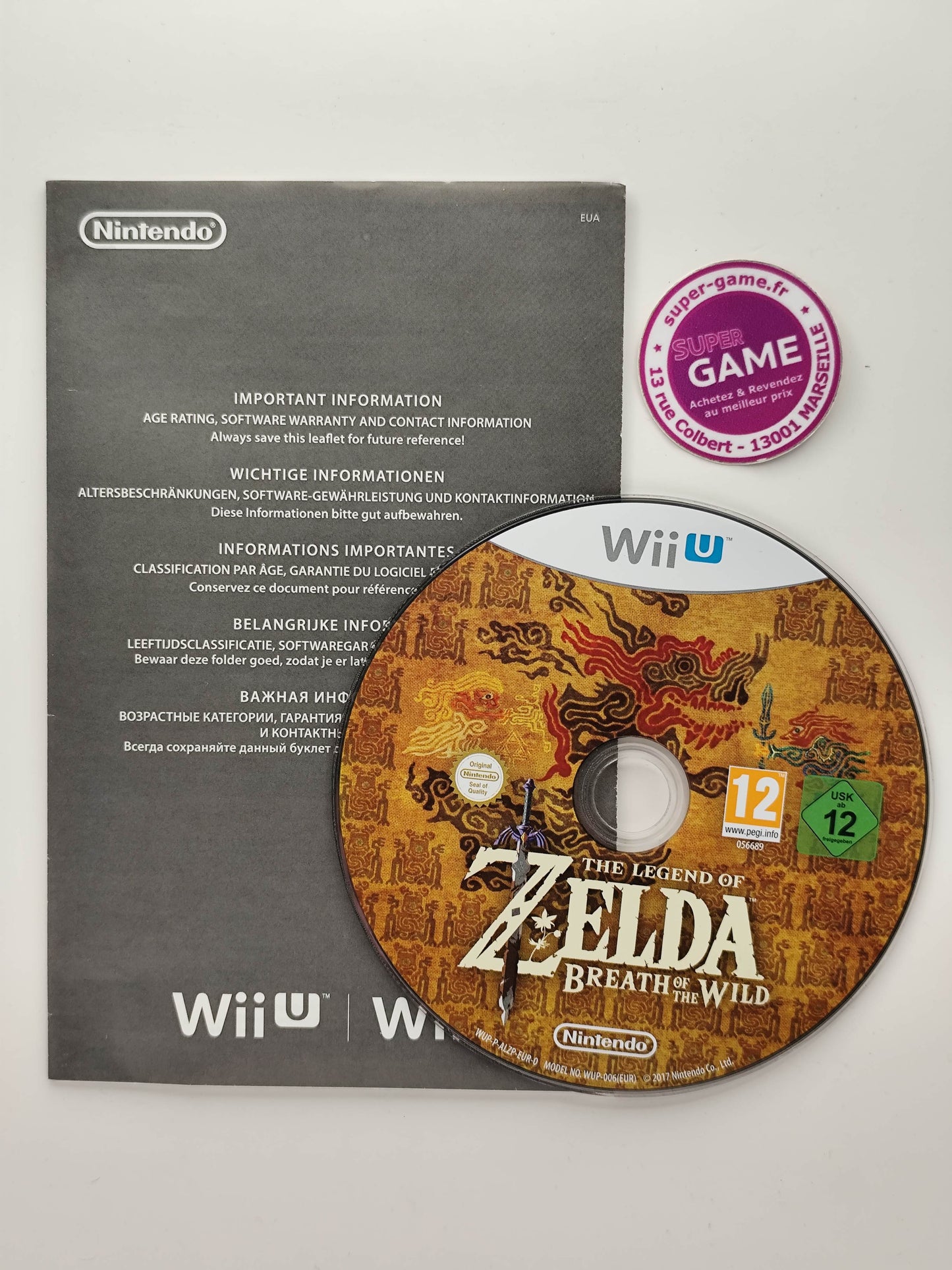 ZELDA BREATH OF THE WILD - Wii U