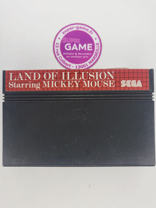 LAND OF ILLUSION - sans boite - MASTER SYSTEM