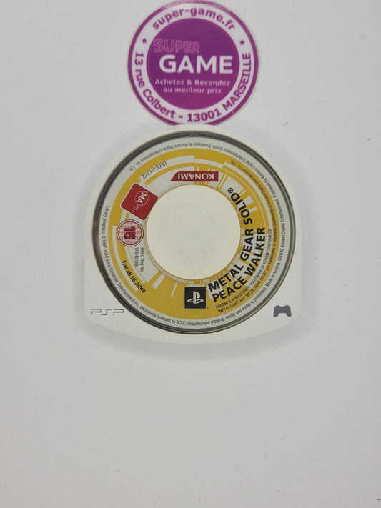 METAL GEAR SOLID PEACE WALKER - sans boite - PSP