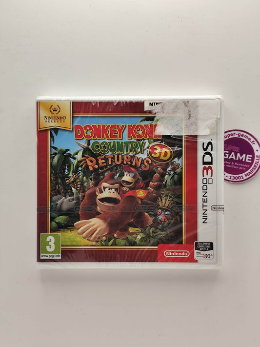 DONKEY KONG COUNTRY 3D RETURNS - Nintendo Selects - NEUF - 3DS