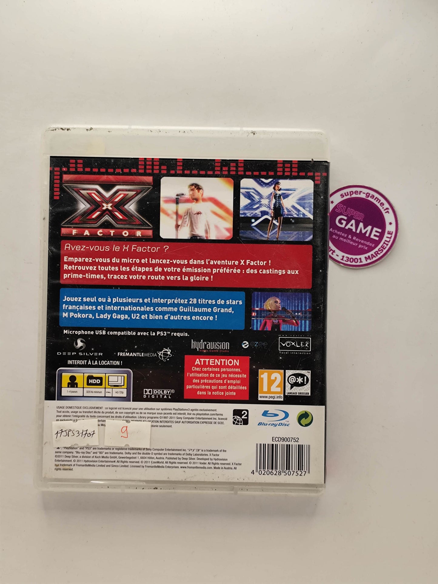 X FACTOR - PS3
