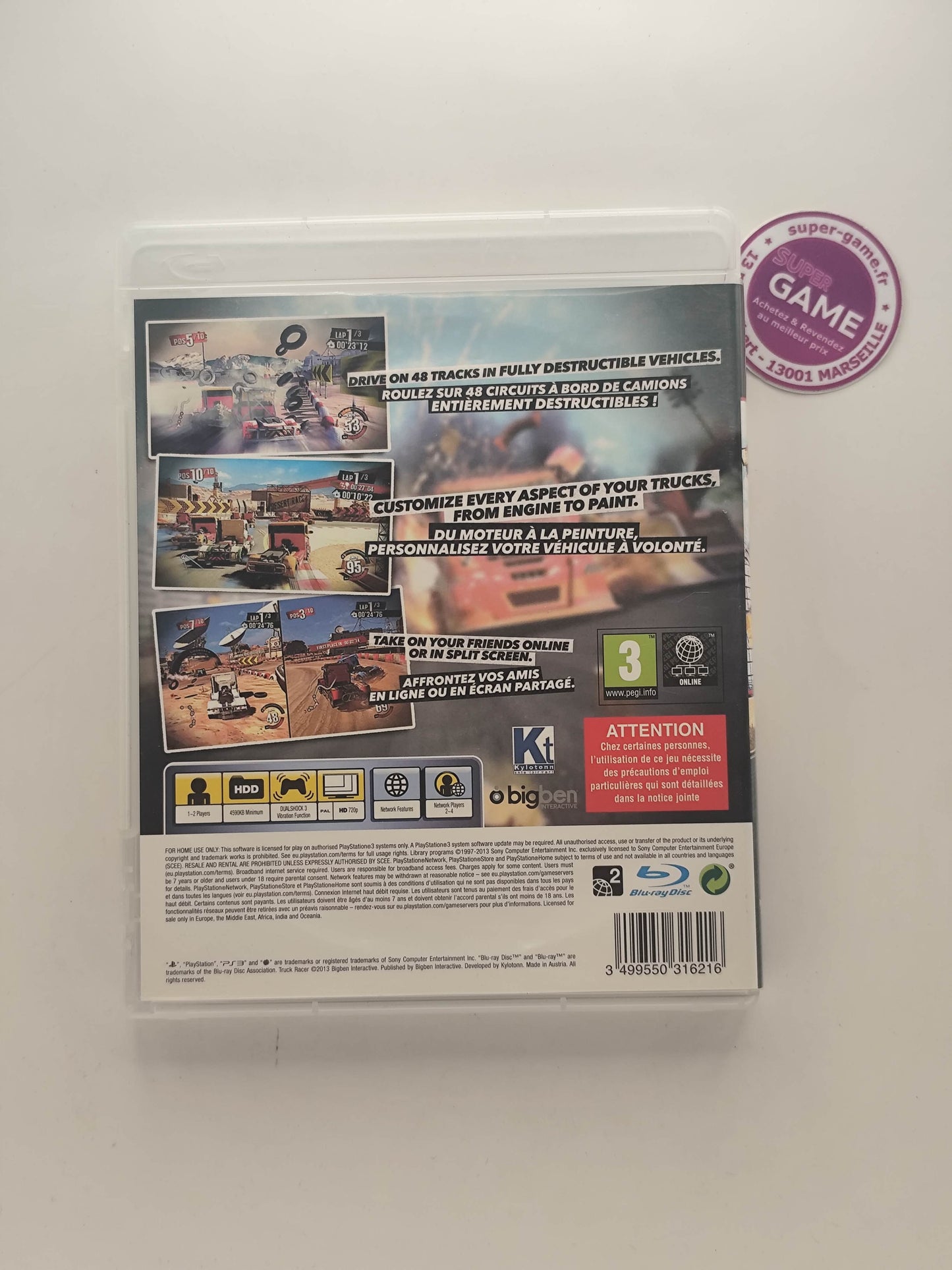 TRUCK RACER - PS3