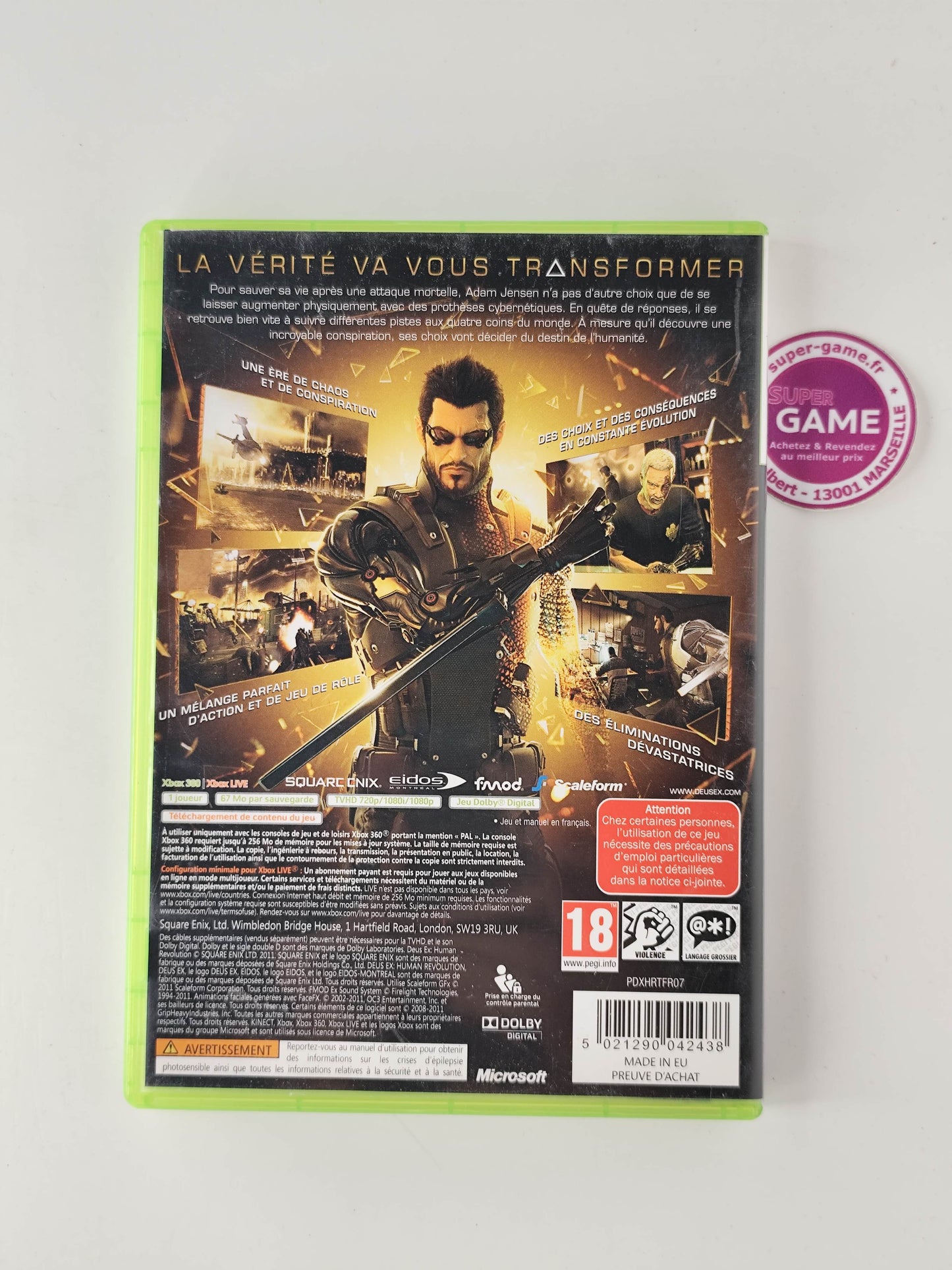 DEUS EX HUMAN REVOLUTION - XBOX360