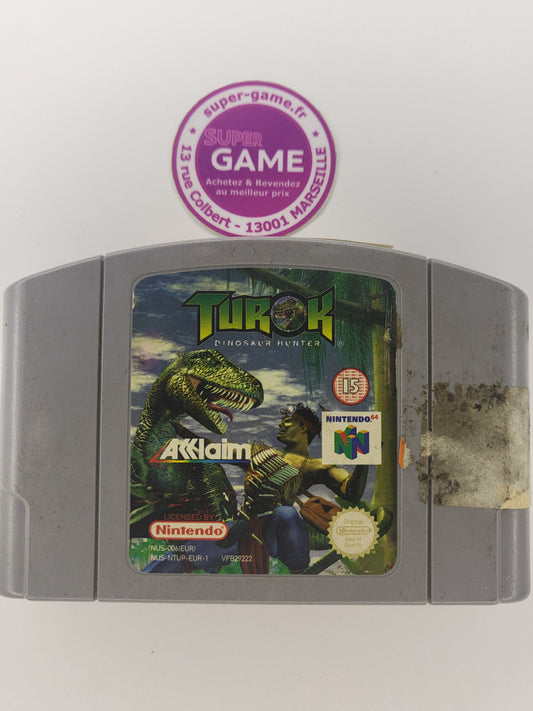 TUROK DINOSAUR HUNTER - sans boite - NINTENDO64