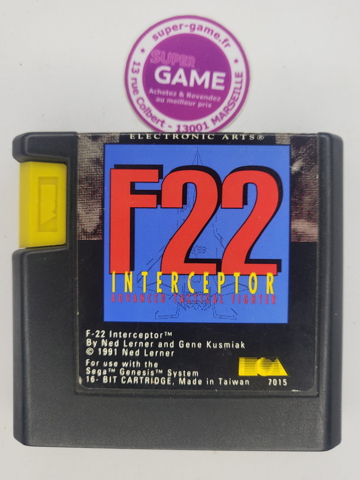 F22 INTERCEPTOR ADVANCED TACTICAL FIGHTER - sans boite - MEGADRIVE