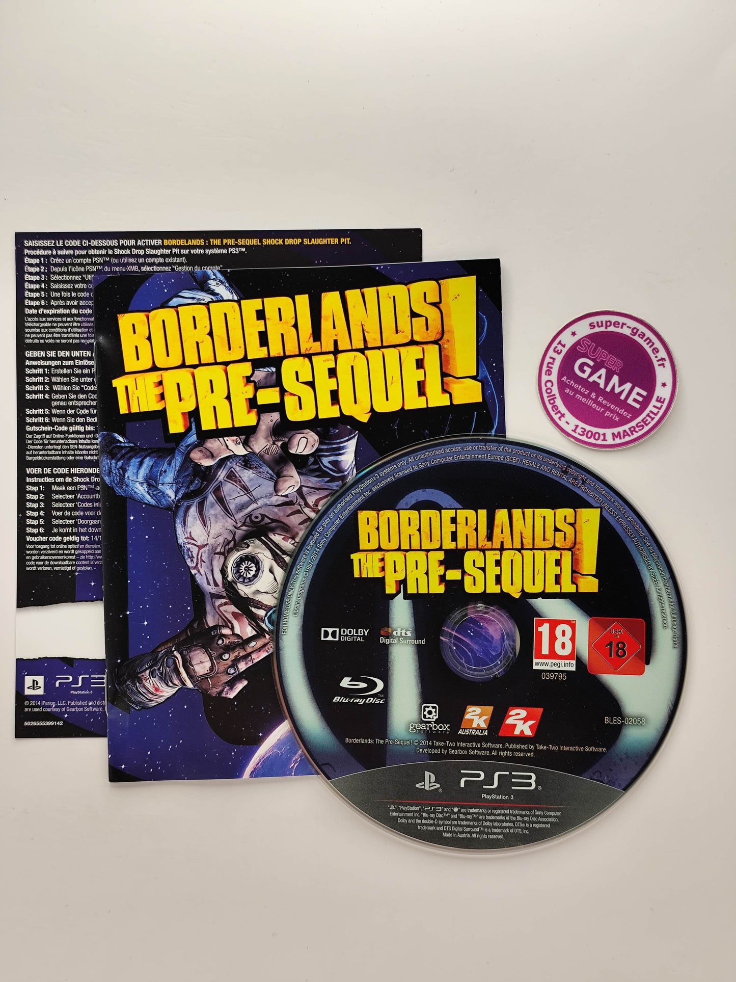 BORDERLANDS THE PRE-SEQUEL - PS3