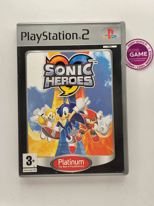 SONIC HEROES - Platinum - PS2