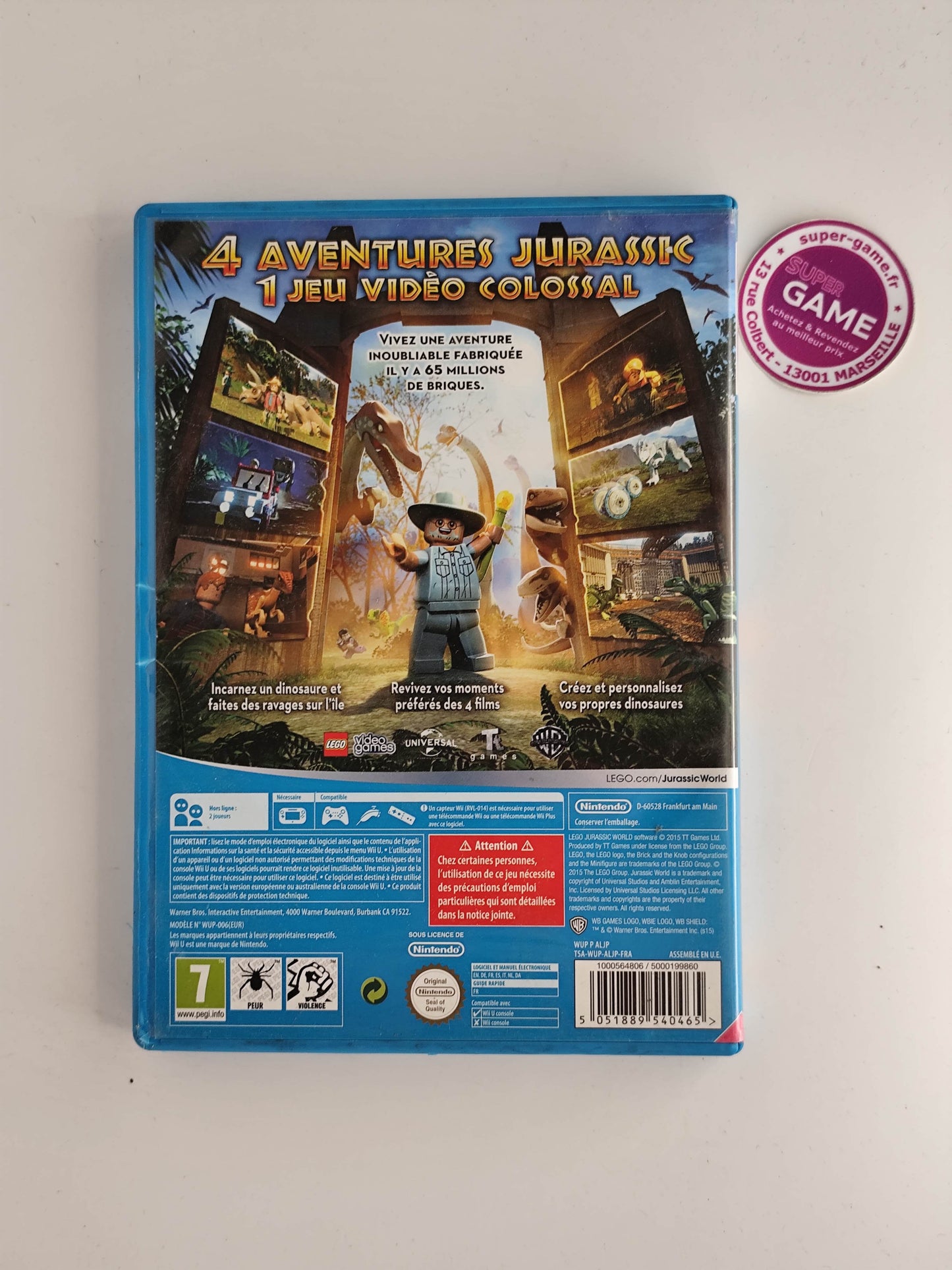 LEGO JURASSIC WORLD - WiiU