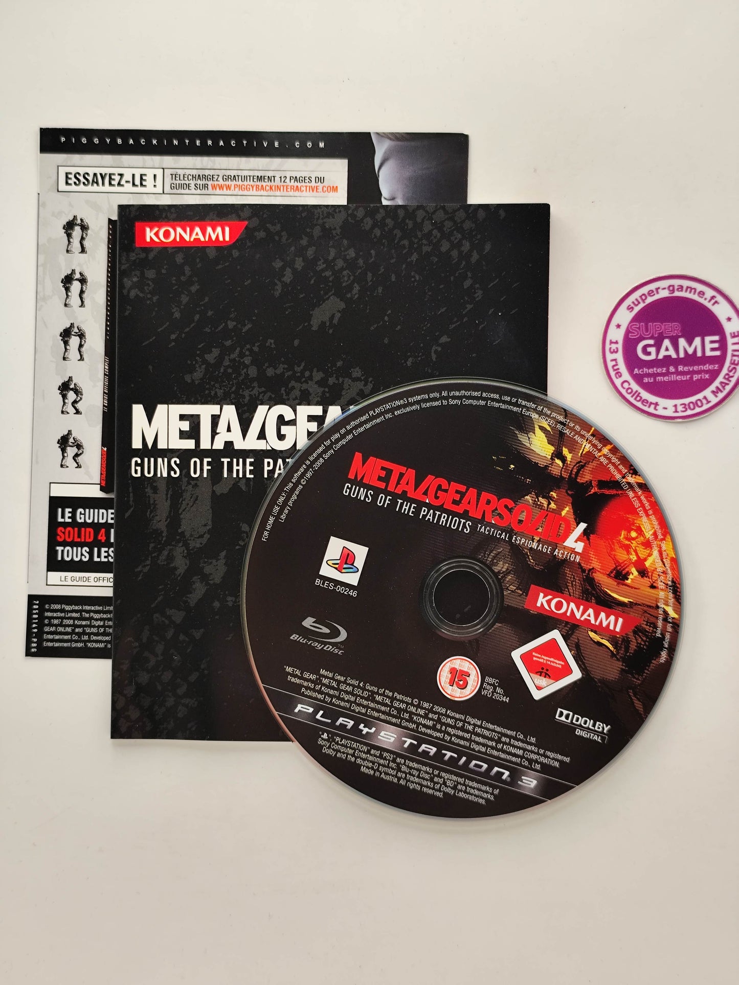 METAL GEAR SOLID 4 GUNS OF PATRIOTS - PS3
