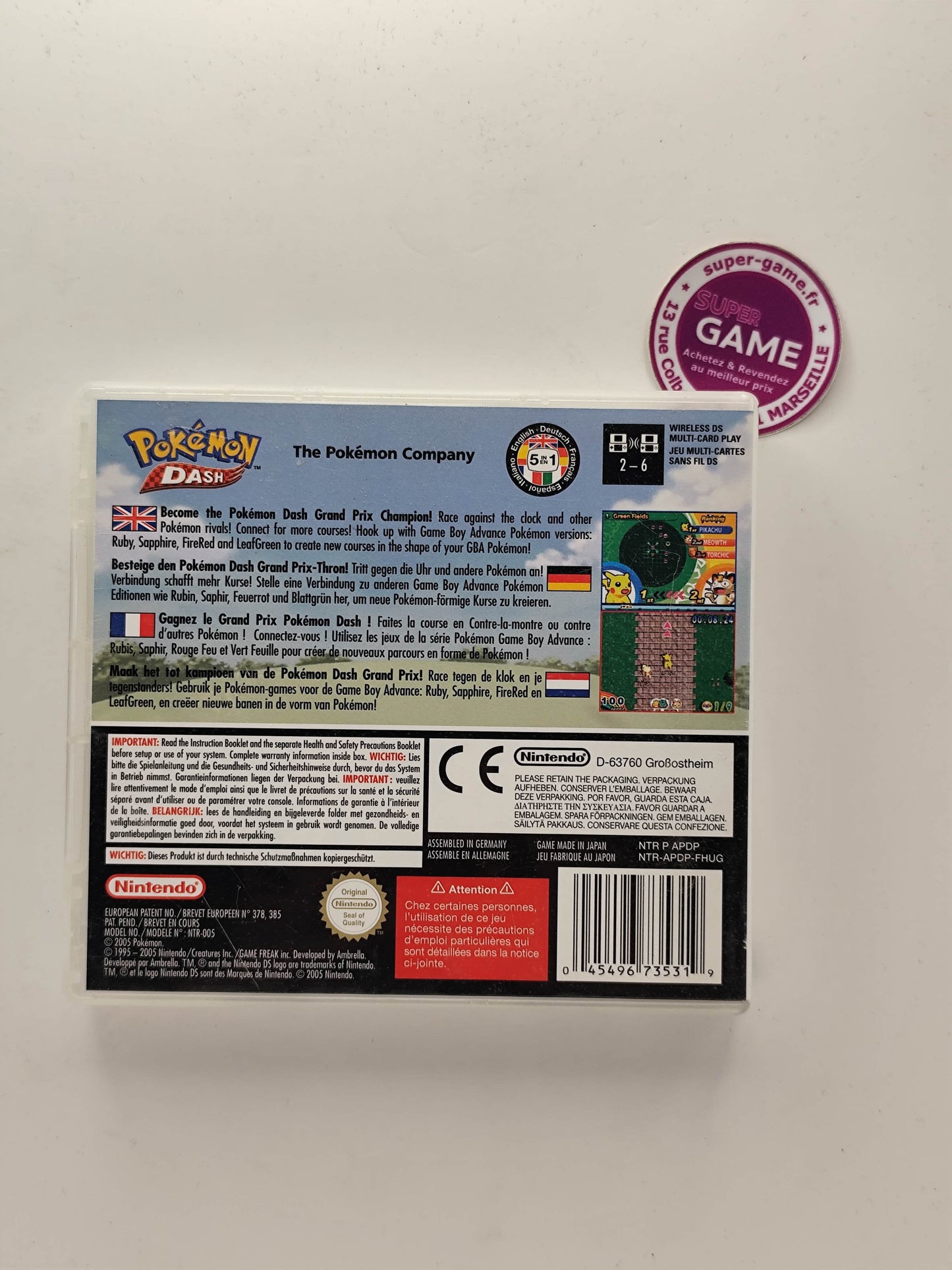 POKEMON DASH - DS