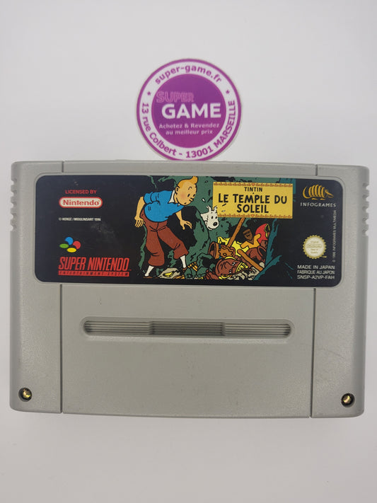 TINTIN LE TEMPLE DU SOLEIL - sans boite - SNES