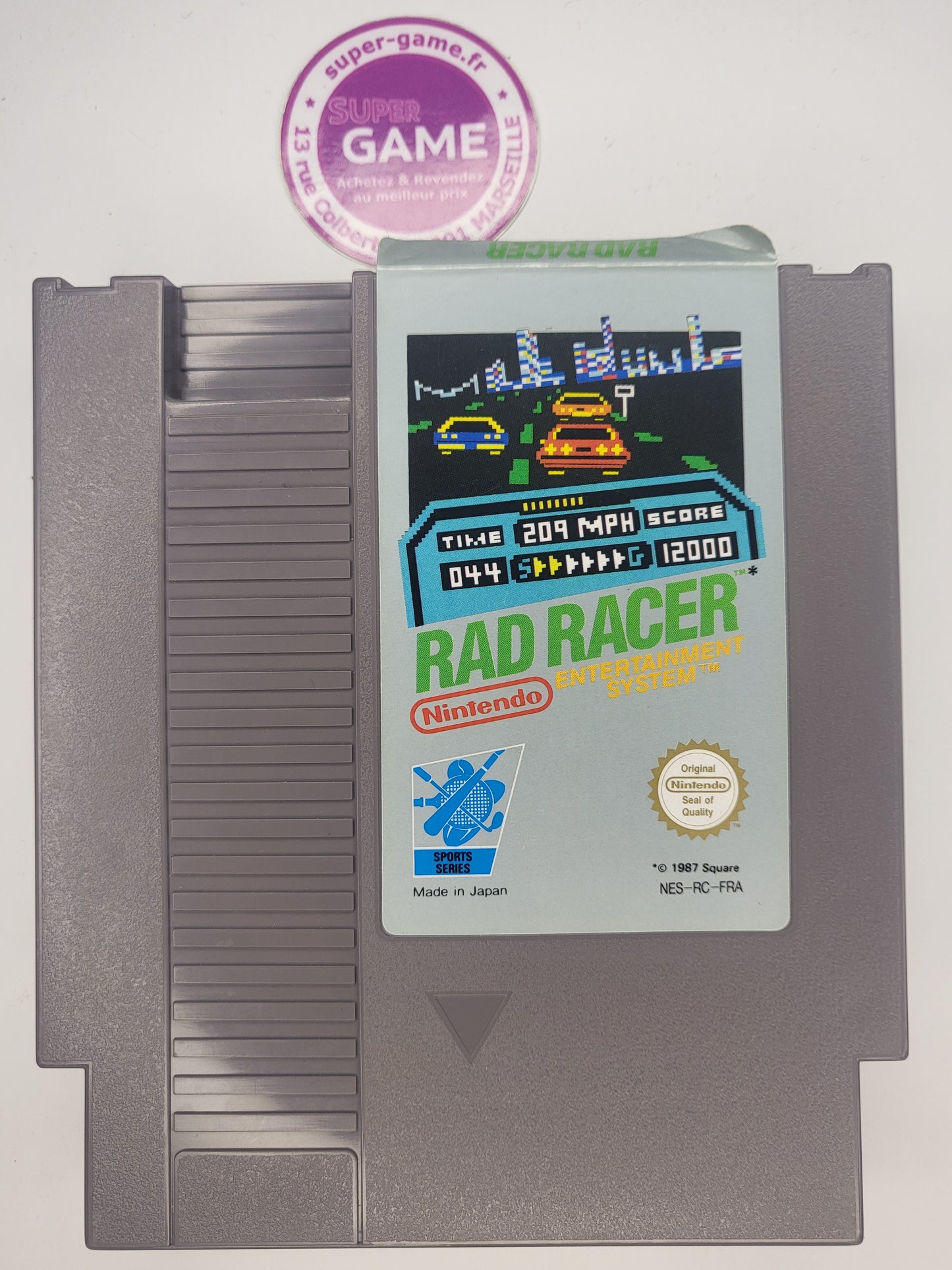RAD RACER - sans boite - NES