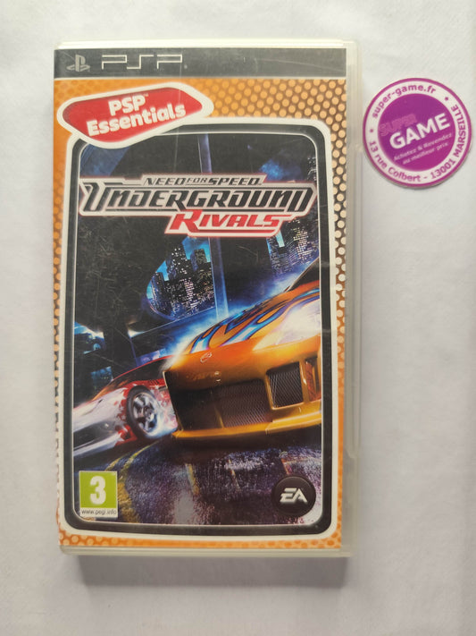 NEED FOR SPEED UNDERGROUND RIVALS - Essentials - PSP
