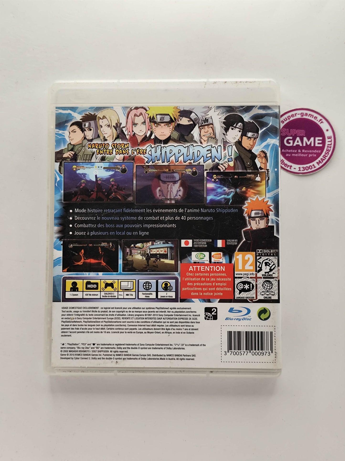 NARUTO SHIPPUDEN ULTIMATE NINJA STORM 2 - PS3