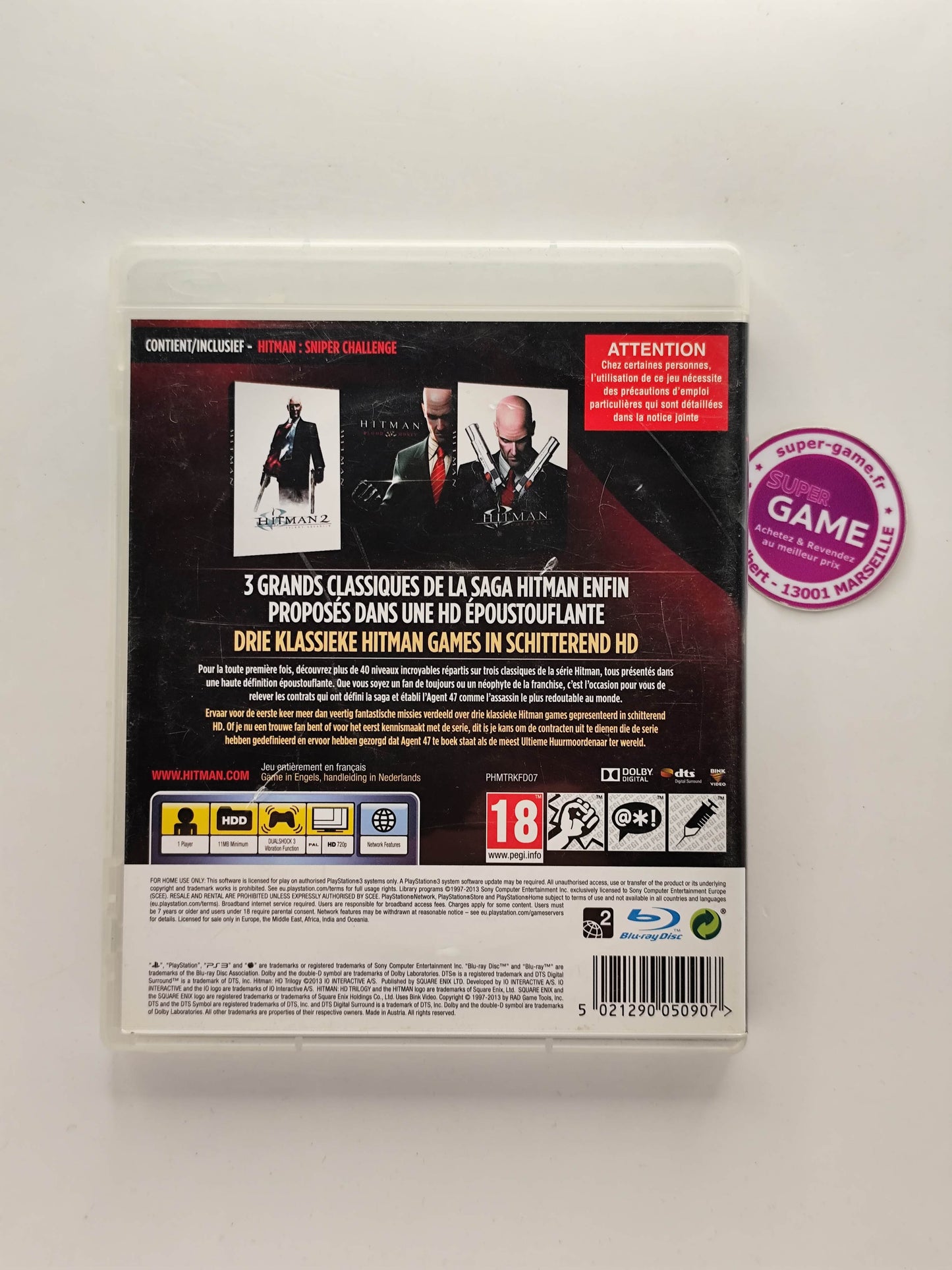 HITMAN HD TRILOGY  - PS3