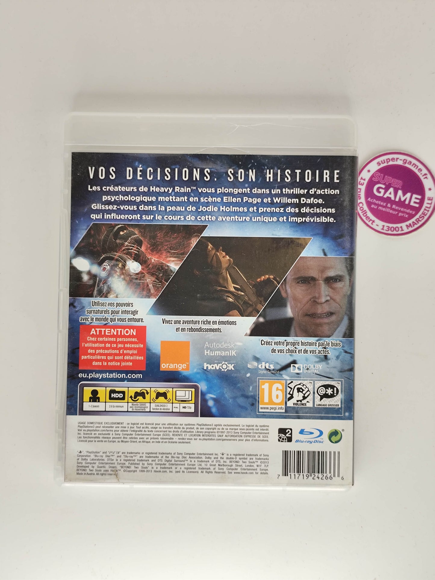 BEYOND TWO SOULS - PS3