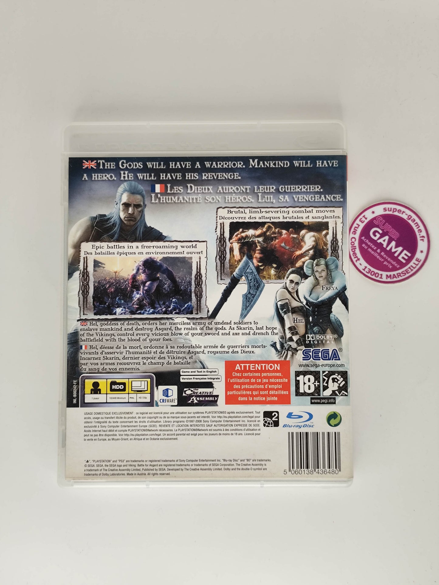 VIKING BATTLE FOR ASGARD - PS3