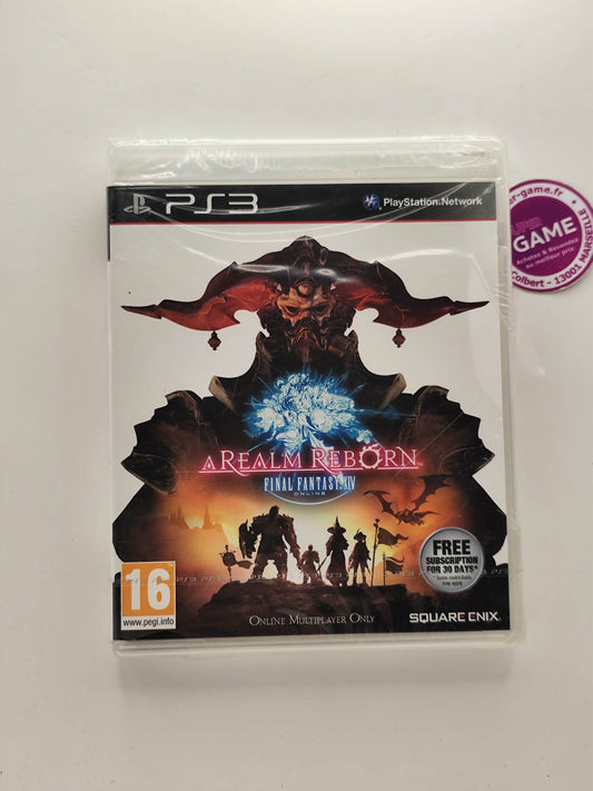 A REALM REBORN (FINAL FANTASY 14) - NEUF - PS3