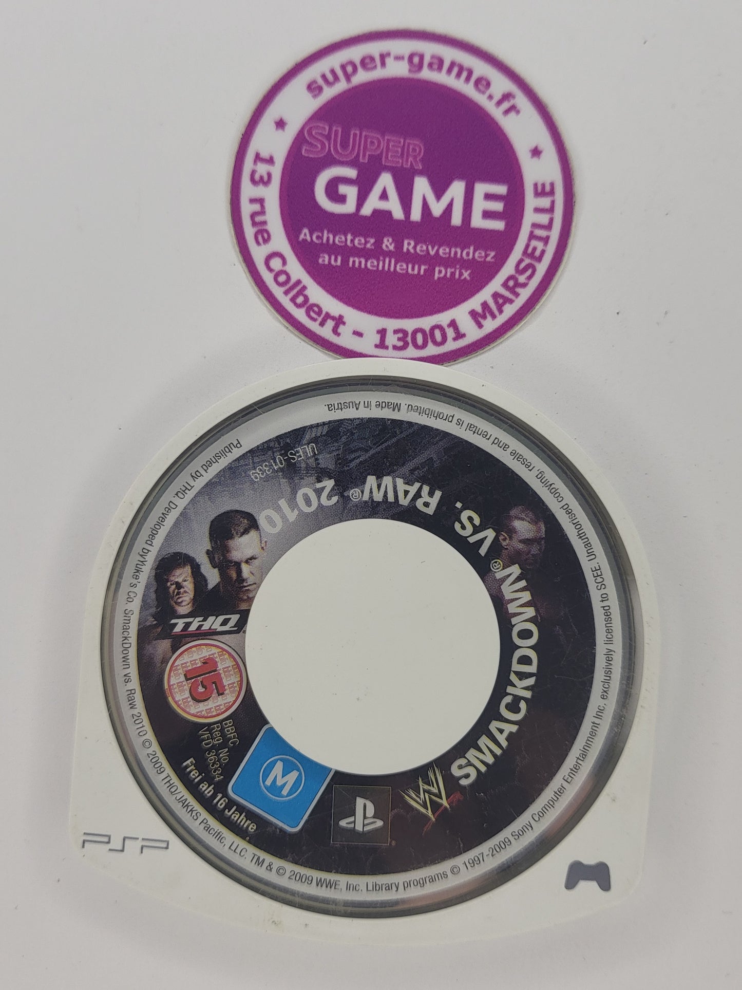 SMACKDOWN VS. RAW 2010 - sans boite - PSP