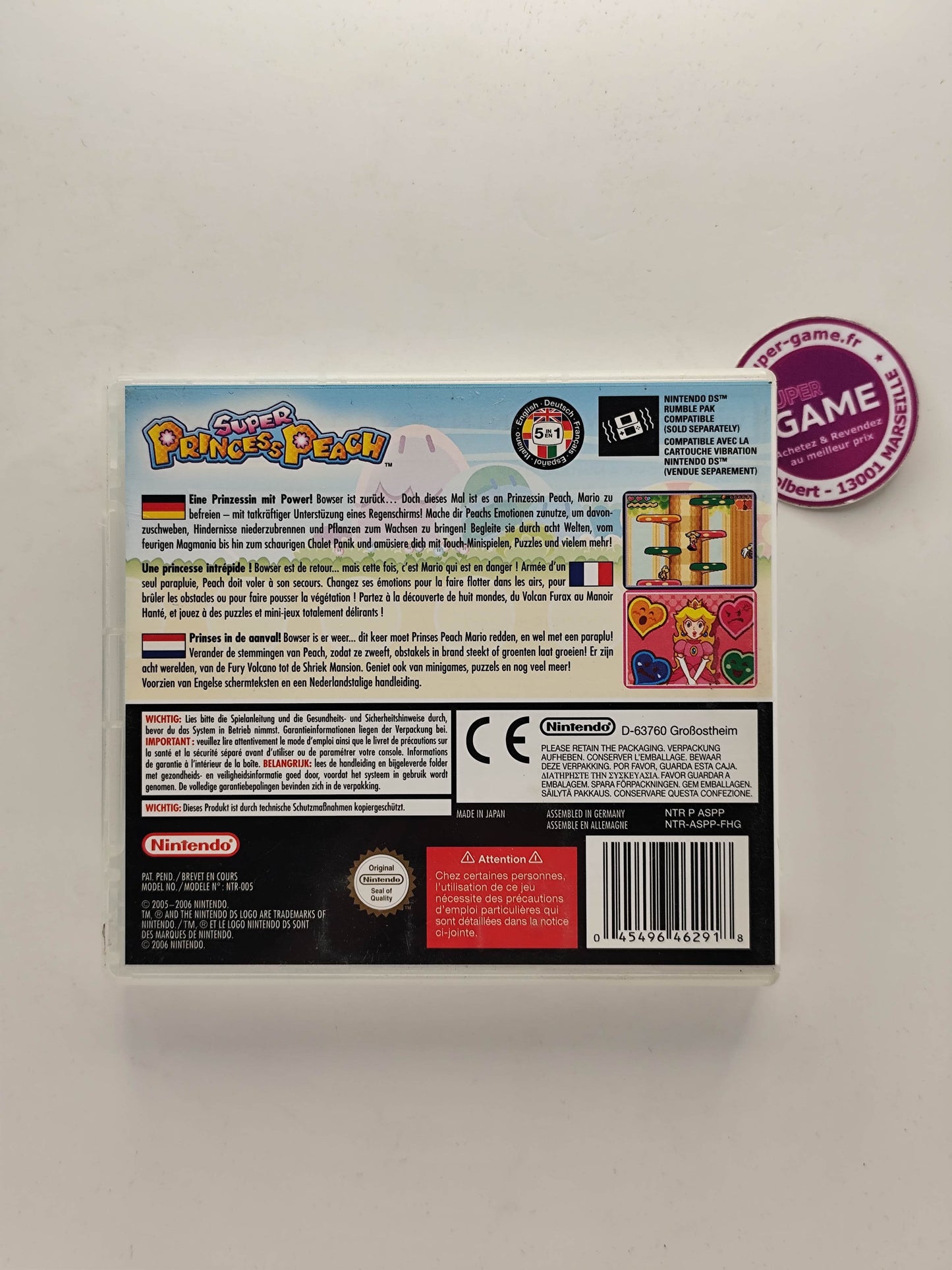 SUPER PRINCESS PEACH - DS