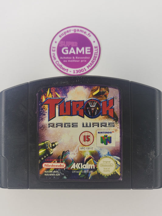 TUROK RAGE WARS - sans boite - NINTENDO64