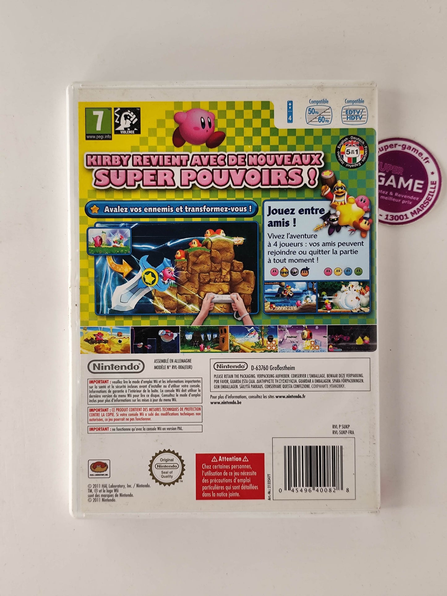 KIRBY'S ADVENTURE WII - Wii