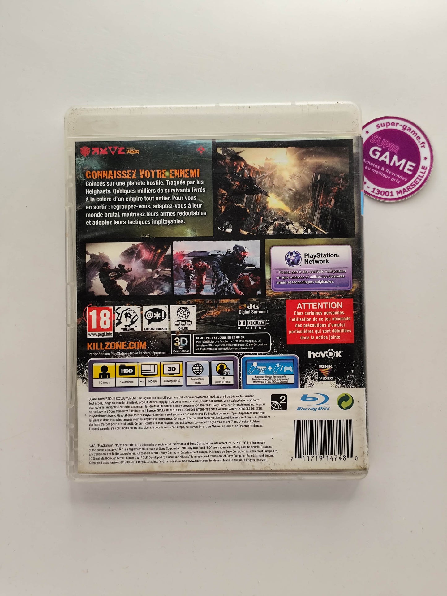 KILLZONE 3 - PS3