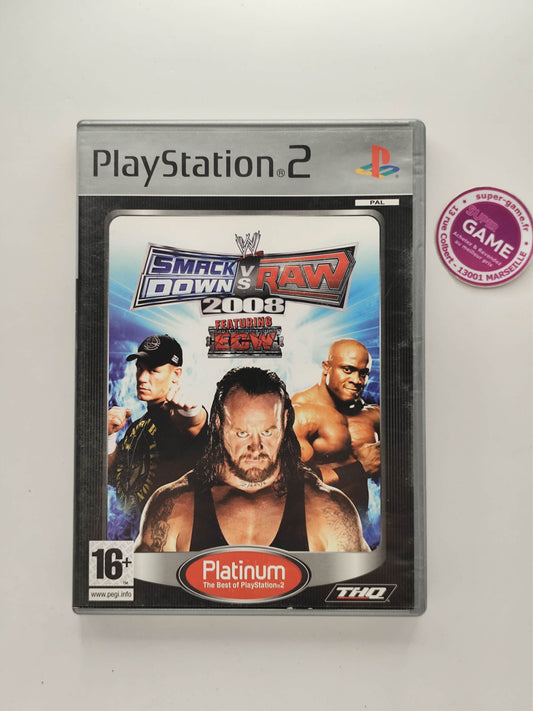 WWE SMACKDOWN VS RAW 2008 - Platinum - PS2