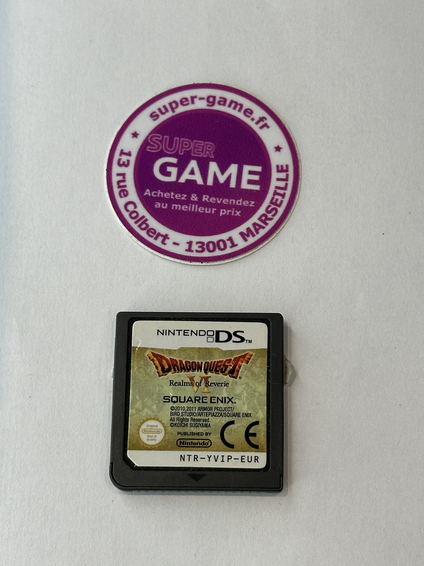 DRAGON QUEST VI REALMS OF REVERIE - sans boite - DS