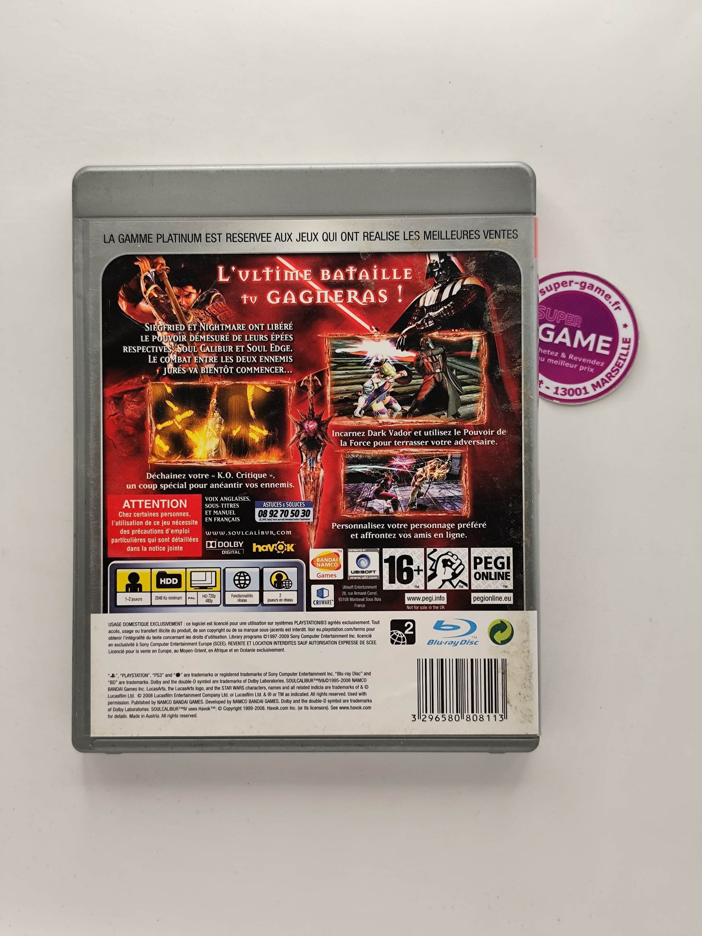 SOULCALIBUR 4 - Platinum - PS3